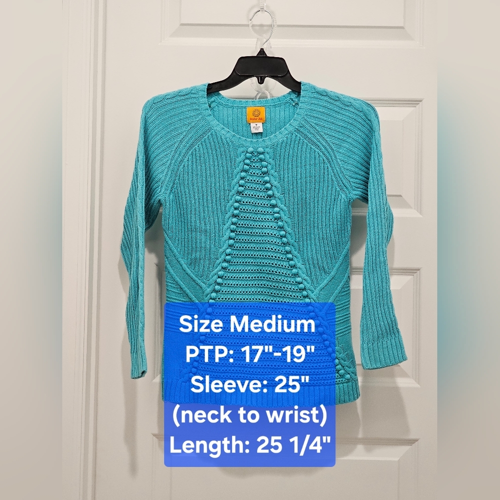 Ruby Rd. Crew Neck Sweater, Euc, Size Medium - image 1